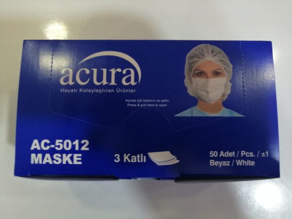 3 katlı maske cerrahi maske acura maske